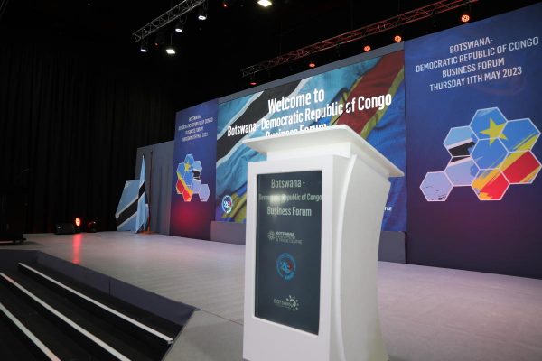 BOTSWANA- DEMOCRATIC REPUBLIC OF CONGO BUSINESS FORUM stage